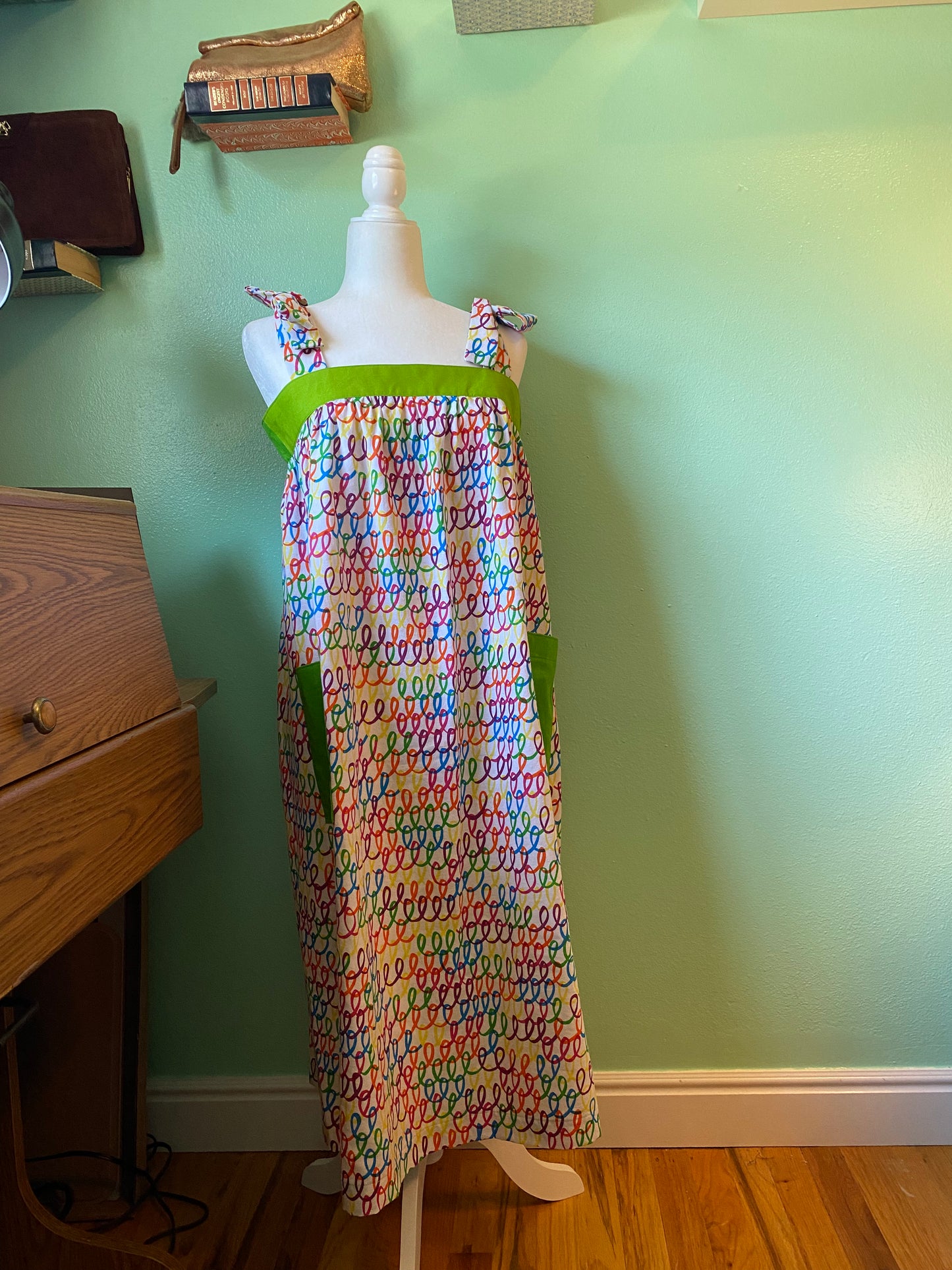 Rainbow Squiggle Dress