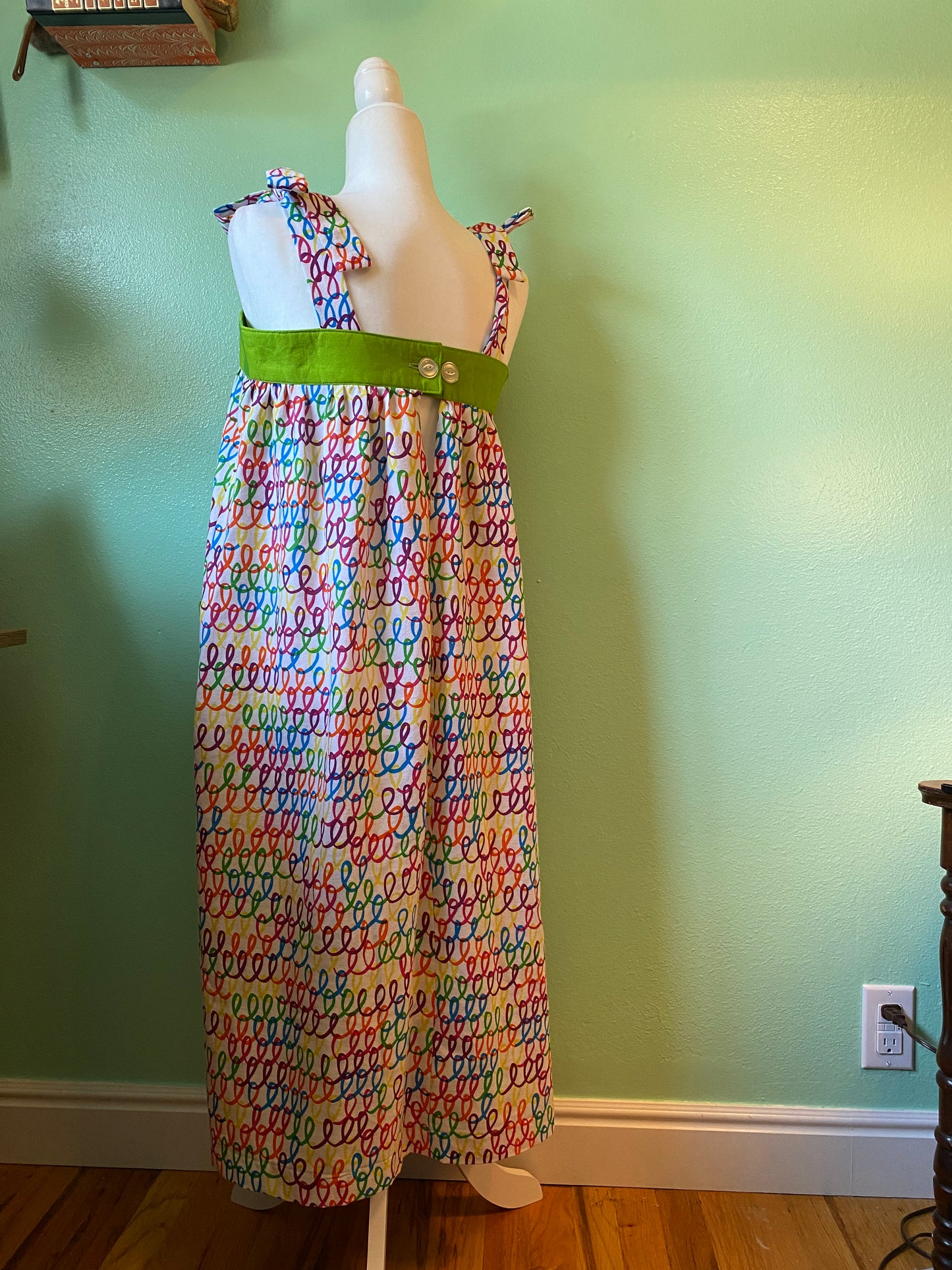 Rainbow Squiggle Dress