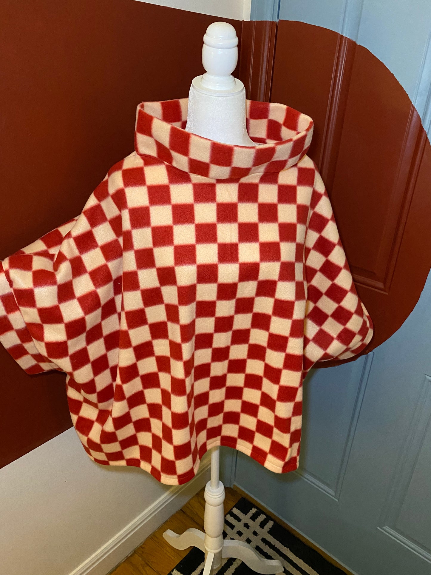 Checkered Poncho